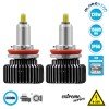 GloboStar® 82065 H9 360° Line Extreme KIT Βασικού Φωτισμού Αυτοκινήτου & Φορτηγού 3rd Generation Can-Bus Extreme Truck Series LED CREE CXB COB 120W 16800lm DC 9-32V Αδιάβροχο IP66 Ψυχρό Λευκό 6000K