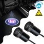 GLOBOSTAR® GHOSTLOGO 81608 Projector Προβολής Μάρκας Αυτοκινήτου "HONDA" LED 2.5W/5W 100lm/200lm 45° DC 12V Αδιάβροχο IP65 Ψυχρό Λευκό 6000K - CREE XHP35 Chip - Μ2.2 x Π3.4 x Υ2.2cm / Q1.9cm - Πακέτο 2 Τεμαχίων - 1 Χρόνο Εγγύηση