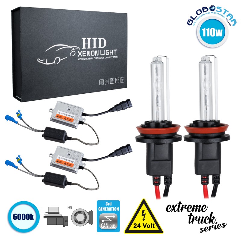 GloboStar® 84127 H9 XCB Line KIT Βασικού Φωτισμού Φορτηγού 3rd Generation Can-Bus Extreme Truck Series XENON 110W 10350lm DC 24V Αδιάβροχο IP65 Ψυχρό Λευκό 6000K GloboStar® 84127 H9 XCB Line KIT Βασικού Φωτισμού Φορτηγού 3rd Generation Can-Bus Extreme Truck Series XENON 110W 10350lm DC 24V Αδιάβροχο IP65 Ψυχρό Λευκό 6000K