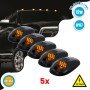 GLOBOSTAR® TRAK 85303 Φώτα Όγκου Οχημάτων LED 12W 600lm 90° DC 12V Αδιάβροχο IP65 Πορτοκαλί 2200Κ - Μ14 x Π8.4 x Υ3.5cm - Πακέτο 5 Τεμαχίων - 1 Χρόνο Εγγύηση
