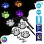 85700 Διακοσμητική Γιρλάντα Anime Footprints 2.5 Μέτρων με Controller 8 Προγραμμάτων Φωτισμού - 4 LED 1W με Ενσωματωμένη Μπαταρία 600mAh - Φωτοβολταϊκό Πάνελ - Αισθητήρα Ημέρας-Νύχτας - Βάση Κήπου & Μαύρο Καλώδιο Αδιάβροχη IP65 Πολύχρωμη RGB Μ2