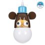 GLOBOSTAR® MONKEY 00640 Παιδικό Κρεμαστό Φωτιστικό Οροφής με Ντουί 1 x E27 AC 220-240V IP20 - Πολύχρωμο - Μ14.5 x Π10.5 x Υ13.5cm