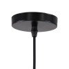 GLOBOSTAR® CUBE 00801 Μοντέρνο Κρεμαστό Φωτιστικό Οροφής με Ντουί 1 x E27 AC 220-240V IP20 - Μαύρο - Μ25 x Π25 x Υ25cm