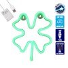 GloboStar® 78572 Φωτιστικό Ταμπέλα Φωτεινή Επιγραφή NEON LED Σήμανσης FOUR LEAF CLOVER 5W με Καλώδιο Τροφοδοσίας USB - Μπαταρίας 3xAAA (Δεν Περιλαμβάνονται) - Πράσινο GloboStar® 78572 Φωτιστικό Ταμπέλα Φωτεινή Επιγραφή NEON LED Σήμανσης FOUR LEAF CLOVER 5W με Καλώδιο Τροφοδοσίας USB - Μπαταρίας 3xAAA (Δεν Περιλαμβάνονται) - Πράσινο