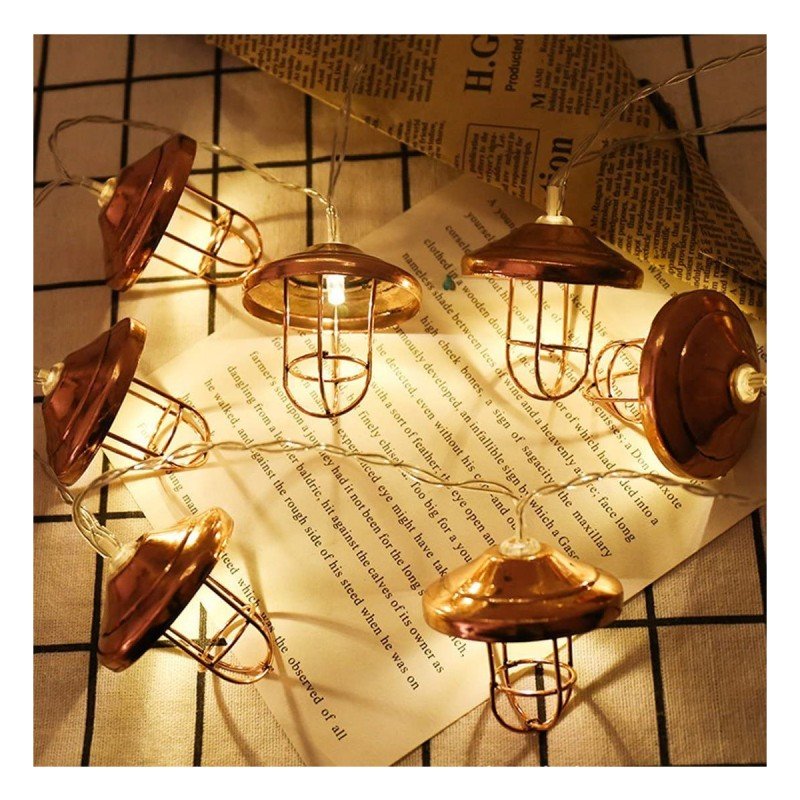 79807 Διακοσμητική Γιρλάντα Bronze Lamp 2 Μέτρα με Διακόπτη On/Off - 10 LED 1W με Μπαταρίες 2xAA & Διάφανο Καλώδιο IP20 Θερμό Λευκό 2700K Μ2m 79807 Διακοσμητική Γιρλάντα Bronze Lamp 2 Μέτρα με Διακόπτη On/Off - 10 LED 1W με Μπαταρίες 2xAA & Διάφανο Καλώδιο IP20 Θερμό Λευκό 2700K Μ2m