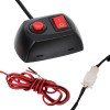 GloboStar® 85026 PRO Series ΣΕΤ 2 x Μπάρες Σήμανσης Οχήματος Αστυνομίας για Αυτοκίνητα & Φορτηγά 13 Προγραμμάτων Φωτισμού STROBE LED CREE CXB COB 18W DC 10-30V Αδιάβροχο IP65 Μπλε