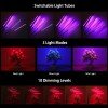GloboStar® 85956 Grow Light Full Spectrum LED Φωτιστικό Ανάπτυξης Φυτών Γλάστρας με 4 Κινούμενες Κεφαλές & Τρίποδο 150cm SMD 2835 20W 180° AC230V IP20 με Dimmer & Timer Εσωτερικού Χώρου για Κάλυψη Επιφάνειας 1m x 1m Πλήρους Φάσματος Φωτισμού