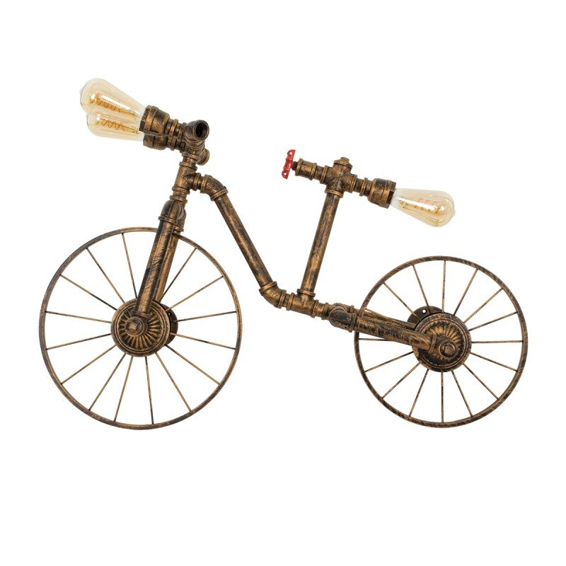 GLOBOSTAR® SWIFTWALKER 00659 Vintage Φωτιστικό Τοίχου - Απλίκα με Ντουί 3 x E27 AC 220-240V IP20 - Χάλκινο - Μ85 x Π29.5 x Υ55cm GLOBOSTAR® SWIFTWALKER 00659 Vintage Φωτιστικό Τοίχου - Απλίκα με Ντουί 3 x E27 AC 220-240V IP20 - Χάλκινο - Μ85 x Π29.5 x Υ55cm