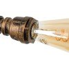 GLOBOSTAR® SWIFTWALKER 00659 Vintage Φωτιστικό Τοίχου - Απλίκα με Ντουί 3 x E27 AC 220-240V IP20 - Χάλκινο - Μ85 x Π29.5 x Υ55cm GLOBOSTAR® SWIFTWALKER 00659 Vintage Φωτιστικό Τοίχου - Απλίκα με Ντουί 3 x E27 AC 220-240V IP20 - Χάλκινο - Μ85 x Π29.5 x Υ55cm