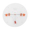GLOBOSTAR® PANELEON 60193 Χωνευτό Panel Οροφής με Σύστημα Ρυθμιζόμενης Τρύπας Κοπής LED 33W 3393lm 180° AC 220-240V IP20 Θερμό Λευκό 2700K - Lumileds SMD Chip & TÜV SÜD Driver - Λευκό Γαλακτερό - Μ22.2 x Π22.2 x Υ2cm / Q3.5cm έως Q20.5cm - 3 Χρόνια Εγ