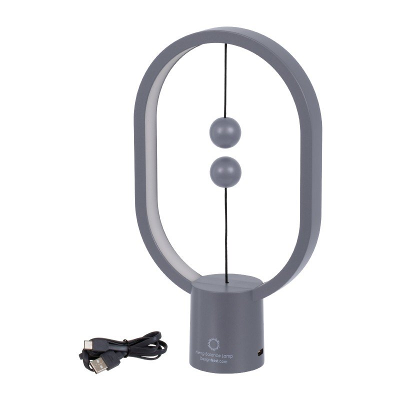 GloboStar® 76545 Επιτραπέζιο Φωτιστικό Πορτατίφ LED 15W 1500lm 360° DC 5V IP20 Θερμό Λευκό 2700K Γκρι & Λευκό Πλαστικό - Μ14 x Π5.5 x Υ24.8cm - 2 Xρόνια Εγγύηση GloboStar® 76545 Επιτραπέζιο Φωτιστικό Πορτατίφ LED 15W 1500lm 360° DC 5V IP20 Θερμό Λευκό 2700K Γκρι & Λευκό Πλαστικό - Μ14 x Π5.5 x Υ24.8cm - 2 Xρόνια Εγγύηση