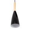 GLOBOSTAR® DILLON 00628 Μοντέρνο Κρεμαστό Φωτιστικό Οροφής με Ντουί 6 x E27 AC 220-240V IP20 - Μαύρο & Μπεζ - Μ52 x Π52 x Y130cm