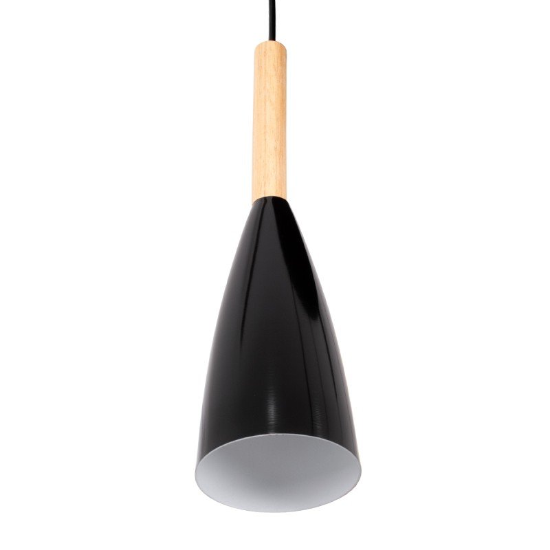 GLOBOSTAR® DILLON 00628 Μοντέρνο Κρεμαστό Φωτιστικό Οροφής με Ντουί 6 x E27 AC 220-240V IP20 - Μαύρο & Μπεζ - Μ52 x Π52 x Y130cm
