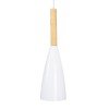 GLOBOSTAR® DILLON 00629 Μοντέρνο Κρεμαστό Φωτιστικό Οροφής με Ντουί 6 x E27 AC 220-240V IP20 - Λευκό & Μπεζ - Μ52 x Π52 x Y130cm