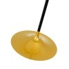 GLOBOSTAR® JOLIET 00780 Μοντέρνο Φωτιστικό Οροφής με Ντουί 6 x G9 AC 220-240V IP20 - Μαύρο & Χρυσό - Μ93 x Π93 x Υ87cm
