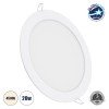 GLOBOSTAR® PANELO 60189 Χωνευτό Panel Οροφής LED 20W 2120lm 120° AC 220-240V IP20 Φυσικό Λευκό 4500K - Lumileds SMD Chip & TÜV SÜD Driver - Λευκό Γαλακτερό - Μ22.2 x Π22.2 x Υ1.9cm / Q20cm - 3 Χρόνια Εγγύηση