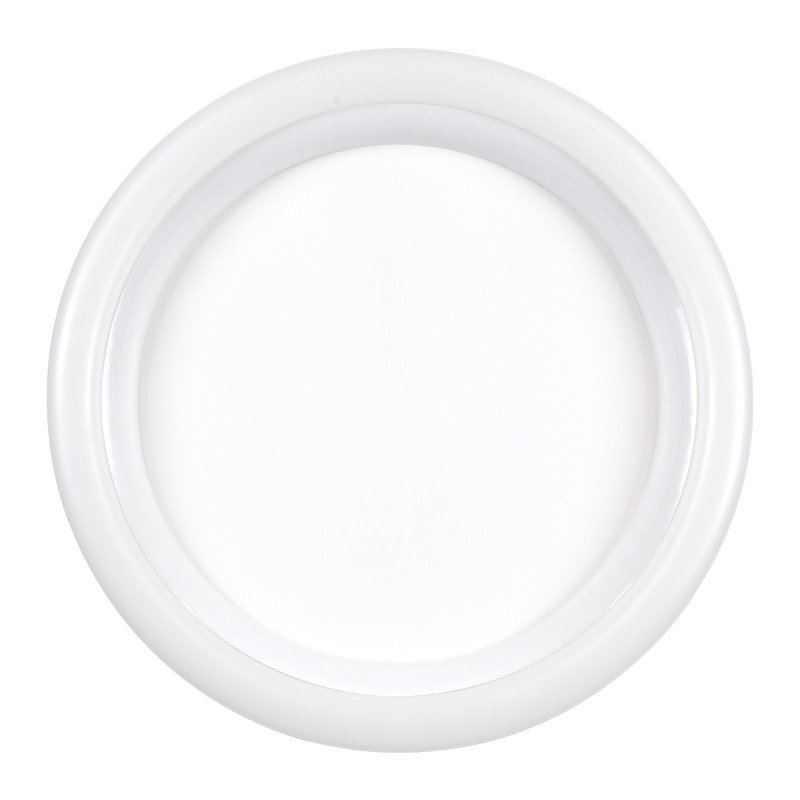 GLOBOSTAR® ARIANA 61035 Μοντέρνο Φωτιστικό Οροφής LED 55W 6376lm 120° AC 220-240V IP20 Ρυθμιζόμενο Λευκό CCT με Χειριστήριο από 2700K έως 6000K Dimmable - Lumileds SMD Chip - Λευκό Ματ - Μ48 x Π48 x Υ9cm - 3 Χρόνια Εγγύηση