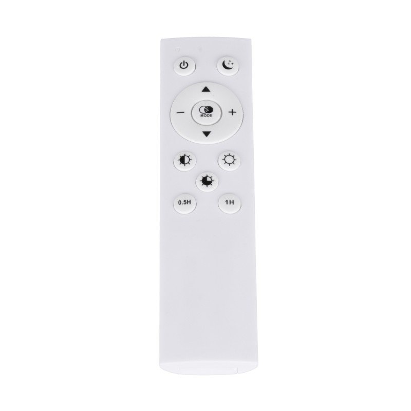 GLOBOSTAR® ARIANA 61035 Μοντέρνο Φωτιστικό Οροφής LED 55W 6376lm 120° AC 220-240V IP20 Ρυθμιζόμενο Λευκό CCT με Χειριστήριο από 2700K έως 6000K Dimmable - Lumileds SMD Chip - Λευκό Ματ - Μ48 x Π48 x Υ9cm - 3 Χρόνια Εγγύηση
