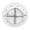 GLOBOSTAR® ARIANA 61036 Μοντέρνο Φωτιστικό Οροφής LED 55W 6376lm 120° AC 220-240V IP20 Ρυθμιζόμενο Λευκό CCT με Χειριστήριο από 2700K έως 6000K Dimmable - Lumileds SMD Chip - Γκρι - Μ48 x Π48 x Υ9cm - 3 Χρόνια Εγγύηση