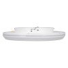 GLOBOSTAR® MELINA 61041 Μοντέρνο Φωτιστικό Οροφής LED 55W 6376lm 120° AC 220-240V IP20 Ρυθμιζόμενο Λευκό CCT με Χειριστήριο από 2700K έως 6000K Dimmable - Lumileds SMD Chip - Λευκό Ματ - Μ48 x Π48 x Υ9cm - 3 Χρόνια Εγγύηση