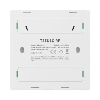 GloboStar® 80067 SONOFF T2EU3C-RF - 433MHz Wireless Smart Wall Touch Button Switch 3 Way - RF Series