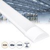 GLOBOSTAR® MEGORA 60159 Γραμμικό Βιομηχανικό Φωτιστικό Tri-Proof LED 40W 3727lm 120° AC 220-240V Αδιάβροχο IP65 Φυσικό Λευκό 4500K - Lumileds SMD Chip - Μ120 x Π7.5 x Υ2.5cm - 2 Χρόνια Εγγύηση