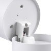 GLOBOSTAR® OMEGA-S 60299 Κινούμενο Downlight Σποτ LED 12W 1500lm 36° AC 220-240V IP20 Θερμό Λευκό 2700K - Bridgelux COB Chip & TÜV SÜD Driver - Λευκό Ματ - Μ10 x Π10 x Υ10.5cm - 5 Χρόνια Εγγύηση