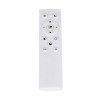 GLOBOSTAR® NEMESIS 61153 Μοντέρνο Κρεμαστό Φωτιστικό Οροφής LED 20W 2356lm 360° AC 220-240V IP20 Ρυθμιζόμενο Λευκό CCT με Χειριστήριο από 2700K έως 6000K Dimmable - Lumileds SMD Chip - Λευκό Ματ - Μ25 x Π25 x Υ4cm - 3 Χρόνια Εγγύηση