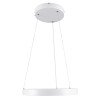 GLOBOSTAR® NEMESIS 61156 Μοντέρνο Κρεμαστό Φωτιστικό Οροφής LED 30W 3513lm 360° AC 220-240V IP20 Ρυθμιζόμενο Λευκό CCT με Χειριστήριο από 2700K έως 6000K Dimmable - Lumileds SMD Chip - Λευκό Ματ - Μ40 x Π40 x Υ4cm - 3 Χρόνια Εγγύηση