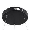 GLOBOSTAR® VENOM 61173 Μοντέρνο Κρεμαστό Φωτιστικό Οροφής LED 30W 3513lm 120° AC 220-240V IP20 Ρυθμιζόμενο Λευκό CCT με Χειριστήριο από 2700K έως 6000K Dimmable - Lumileds SMD Chip - Μαύρο Ματ - Μ40 x Π40 x Υ6.5cm - 3 Χρόνια Εγγύηση