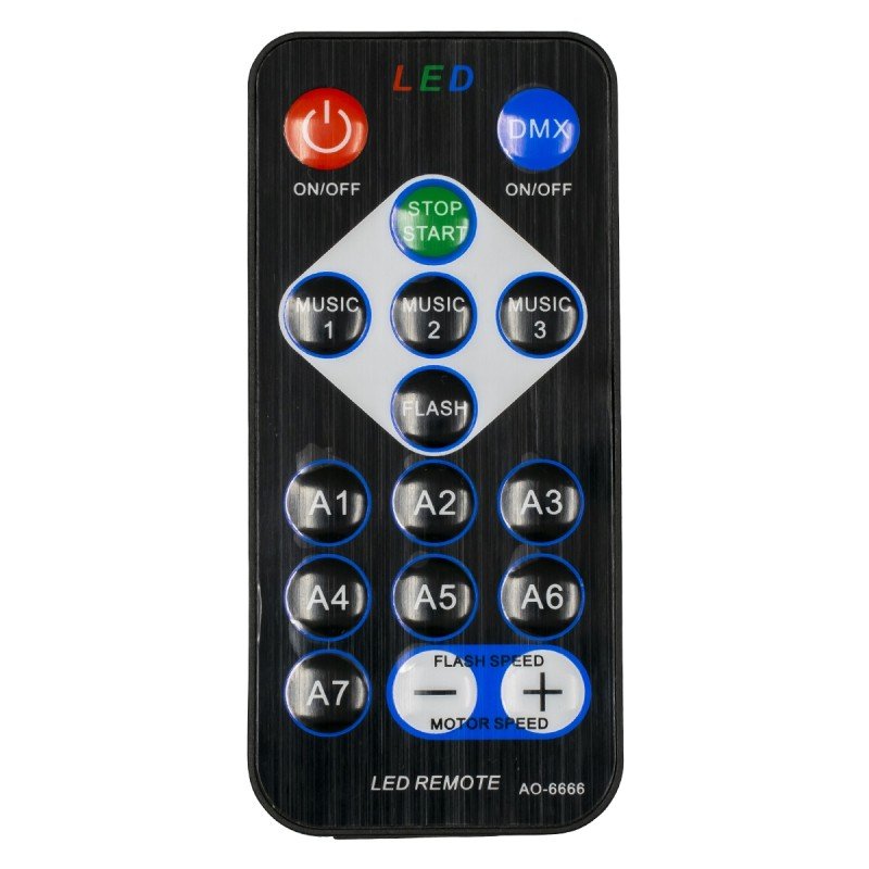 GLOBOSTAR® DISCOBALL 79601-1 Disco Μπάλα Φωτορυθμικό με RF Ασύρματο Χειριστήριο LED 15W 750lm 180° AC 220-240V IP20 Πολύχρωμο RGB - Μ11 x Π8.6 x Υ13cm - 2 Χρόνια Εγγύηση