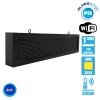 GLOBOSTAR® DISPLAY 90253 Κυλιόμενη Ψηφιακή Επιγραφή P10 Μονής Όψης LED AC 220-240V Αδιάβροχο IP65 Μπλε - WiFi Control μέσω FK APP - Αισθητήρας Θερμοκρασίας & Υγρασίας - Μ104 x Π9 x Υ24cm - 2 Χρόνια Εγγύηση