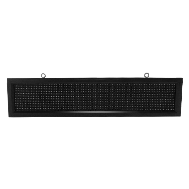 GLOBOSTAR® DISPLAY 90253 Κυλιόμενη Ψηφιακή Επιγραφή P10 Μονής Όψης LED AC 220-240V Αδιάβροχο IP65 Μπλε - WiFi Control μέσω FK APP - Αισθητήρας Θερμοκρασίας & Υγρασίας - Μ104 x Π9 x Υ24cm - 2 Χρόνια Εγγύηση