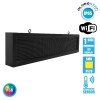 GLOBOSTAR® DISPLAY 90255 Κυλιόμενη Ψηφιακή Επιγραφή P10 Μονής Όψης LED AC 220-240V Αδιάβροχο IP65 RGB - WiFi Control μέσω FK APP - Αισθητήρας Θερμοκρασίας & Υγρασίας - Μ104 x Π9 x Υ24cm - 2 Χρόνια Εγγύηση