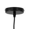 GLOBOSTAR® ROCKFORD 01287-B Μοντέρνο Κρεμαστό Φωτιστικό Οροφής με Ντουί 1 x E27 AC 220-240V IP20 - Μαύρο & Χρυσό - Μ24 x Π24 x Y27cm