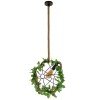 GLOBOSTAR® BRADLEY 10001328 Vintage Κρεμαστό Φωτιστικό Οροφής με Ντουί 1 x E27 AC 220-240V IP20 - Πολύχρωμο - Μ33 x Π33 x Υ33cm