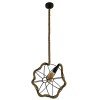 GLOBOSTAR® BRADLEY 10001328 Vintage Κρεμαστό Φωτιστικό Οροφής με Ντουί 1 x E27 AC 220-240V IP20 - Πολύχρωμο - Μ33 x Π33 x Υ33cm