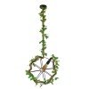 GLOBOSTAR® BRADLEY 10001328 Vintage Κρεμαστό Φωτιστικό Οροφής με Ντουί 1 x E27 AC 220-240V IP20 - Πολύχρωμο - Μ33 x Π33 x Υ33cm
