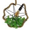 GLOBOSTAR® BRADLEY 10001328 Vintage Κρεμαστό Φωτιστικό Οροφής με Ντουί 1 x E27 AC 220-240V IP20 - Πολύχρωμο - Μ33 x Π33 x Υ33cm