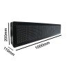 GLOBOSTAR® DISPLAY 90303 Κυλιόμενη Ψηφιακή Επιγραφή P10 Διπλής Όψης LED AC 220-240V Αδιάβροχο IP65 Μπλε - WiFi Control μέσω FK APP - Αισθητήρας Θερμοκρασίας & Υγρασίας - Μ104 x Π12 x Υ20cm - 2 Χρόνια Εγγύηση