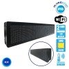 GLOBOSTAR® DISPLAY 90303 Κυλιόμενη Ψηφιακή Επιγραφή P10 Διπλής Όψης LED AC 220-240V Αδιάβροχο IP65 Μπλε - WiFi Control μέσω FK APP - Αισθητήρας Θερμοκρασίας & Υγρασίας - Μ104 x Π12 x Υ20cm - 2 Χρόνια Εγγύηση