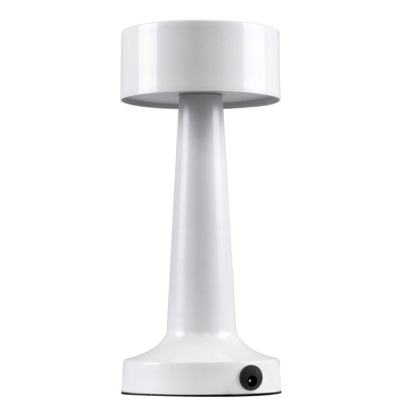 GloboStar® BELLA 76502 Επαναφορτιζόμενο Επιτραπέζιο Φωτιστικό Πορτατίφ LED 1.5W 105lm 120° DC 5V IP44 Θερμό Λευκό 2700K Dimmable Λευκό Αλουμίνιο - Μ9 x Π9 x Υ21cm - 2 Xρόνια Εγγύηση GloboStar® BELLA 76502 Επαναφορτιζόμενο Επιτραπέζιο Φωτιστικό Πορτατίφ LED 1.5W 105lm 120° DC 5V IP44 Θερμό Λευκό 2700K Dimmable Λευκό Αλουμίνιο - Μ9 x Π9 x Υ21cm - 2 Xρόνια Εγγύηση