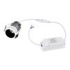 GLOBOSTAR® MICRO-S 60235 Χωνευτό Downlight Σποτ LED 5W 625lm 38° AC 220-240V IP20 Θερμό Λευκό 2700K - Bridgelux COB Chip & TÜV SÜD Driver - Λευκό & Μαύρο Ματ - Μ4 x Π4 x Υ5.9cm / Q3.5cm - 5 Χρόνια Εγγύηση GLOBOSTAR® MICRO-S 60235 Χωνευτό Downlight Σποτ LED 5W 625lm 38° AC 220-240V IP20 Θερμό Λευκό 2700K - Bridgelux COB Chip & TÜV SÜD Driver - Λευκό & Μαύρο Ματ - Μ4 x Π4 x Υ5.9cm / Q3.5cm - 5 Χρόνια Εγγύηση