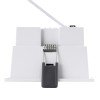 GLOBOSTAR® PLUTO-B 60277 Χωνευτό Downlight Σποτ με Honeycomb Anti Glare Reflector LED 15W 1875lm 38° AC 220-240V IP20 Θερμό Λευκό 2700K - Bridgelux COB Chip & TÜV SÜD Driver - Λευκό & Μαύρο Ματ - Μ10.4 x Π10.4 x Υ6.5cm / Q9.5 x 9.5cm - 5 Χρόνια Εγ