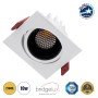 GLOBOSTAR® LEO-SQ 60289 Χωνευτό Κινούμενο Downlight Σποτ με Honeycomb Anti Glare Reflector LED 10W 1250lm 38° AC 220-240V IP20 Θερμό Λευκό 2700K - Bridgelux COB Chip & TÜV SÜD Driver - Λευκό & Μαύρο Ματ - Μ8.5 x Π8.5 x Υ6.6cm / Q7.5 x 7.5cm - 5 Χρ