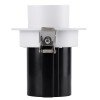 GLOBOSTAR® VIRGO-S 60302 Χωνευτό Κινούμενο Downlight Σποτ LED 7W 910lm 36° AC 220-240V IP20 Φυσικό Λευκό 4500K - Bridgelux COB Chip & TÜV SÜD Driver - Λευκό & Μαύρο Ματ - Μ9 x Π9 x Υ9cm / Q7.8cm - 5 Χρόνια Εγγύηση
