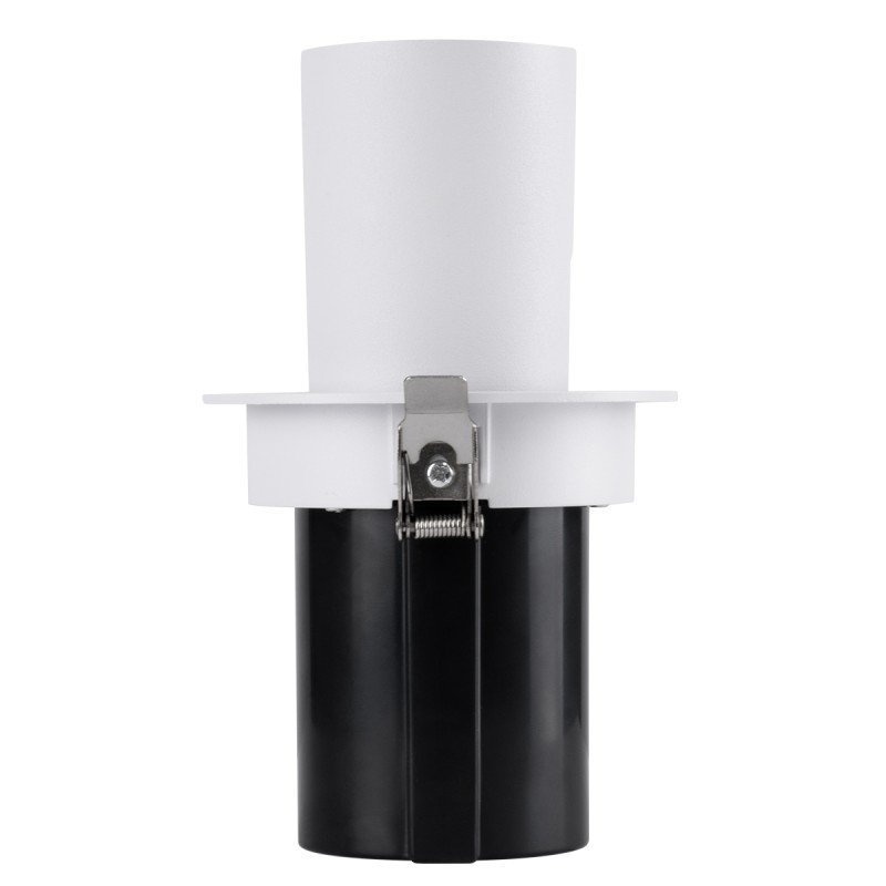 GLOBOSTAR® VIRGO-M 60306 Χωνευτό Κινούμενο Downlight Σποτ LED 12W 1560lm 36° AC 220-240V IP20 Φυσικό Λευκό 4500K - Bridgelux COB Chip & TÜV SÜD Driver - Λευκό & Μαύρο Ματ - Μ11 x Π11 x Υ11.5cm / Q9.5cm - 5 Χρόνια Εγγύηση