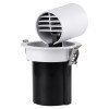 GLOBOSTAR® VIRGO-M 60307 Χωνευτό Κινούμενο Downlight Σποτ LED 12W 1500lm 36° AC 220-240V IP20 Θερμό Λευκό 2700K - Bridgelux COB Chip & TÜV SÜD Driver - Λευκό & Μαύρο Ματ - Μ11 x Π11 x Υ11.5cm / Q9.5cm - 5 Χρόνια Εγγύηση