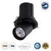 GLOBOSTAR® VIRGO-M 60308 Χωνευτό Κινούμενο Downlight Σποτ LED 12W 1560lm 36° AC 220-240V IP20 Φυσικό Λευκό 4500K - Bridgelux COB Chip & TÜV SÜD Driver - Μαύρο Ματ - Μ11 x Π11 x Υ11.5cm / Q9.5cm - 5 Χρόνια Εγγύηση GLOBOSTAR® VIRGO-M 60308 Χωνευτό Κινούμενο Downlight Σποτ LED 12W 1560lm 36° AC 220-240V IP20 Φυσικό Λευκό 4500K - Bridgelux COB Chip & TÜV SÜD Driver - Μαύρο Ματ - Μ11 x Π11 x Υ11.5cm / Q9.5cm - 5 Χρόνια Εγγύηση