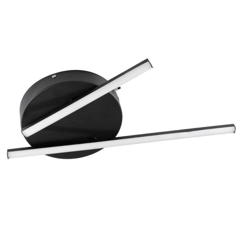 GLOBOSTAR® DRACO 61091 Μοντέρνο Φωτιστικό Οροφής LED 36W 4428lm 120° AC 220-240V IP20 Ρυθμιζόμενο Λευκό CCT με Χειριστήριο από 2700K έως 6000K Dimmable - Lumileds SMD Chip - Μαύρο Ματ - Μ50 x Π50 x Υ6cm - 3 Χρόνια Εγγύηση